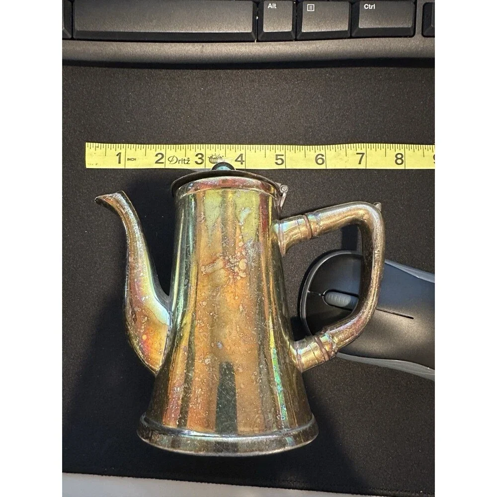 Grand Silver Co. Silver Solderer Wear-Brite nickel silver Creamer Pitcher